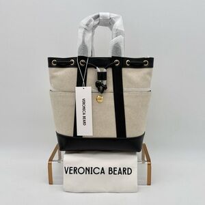Veronica Beard Goody Bag Natural Black